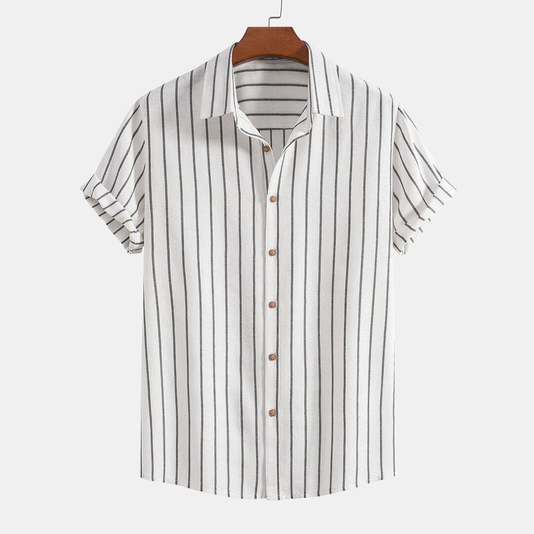Herren Set Kurzarmhemd mit Hose im Kontrast Design Herren Set Kurzarmhemd mit Hose im Kontrast Design Eldenmark 