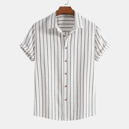 Herren Set Kurzarmhemd mit Hose im Kontrast Design Herren Set Kurzarmhemd mit Hose im Kontrast Design Eldenmark 