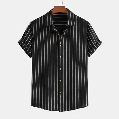 Herren Set Kurzarmhemd mit Hose im Kontrast Design Herren Set Kurzarmhemd mit Hose im Kontrast Design Eldenmark 
