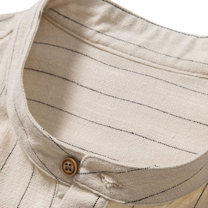 Herren Set Resorthemd mit Leinen-Sommerhose Herren Set Resorthemd mit Leinen-Sommerhose Eldenmark 