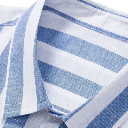 Herren Set Sommerhemd mit Baumwoll-Leinenhose Herren Set Sommerhemd mit Baumwoll-Leinenhose Eldenmark 