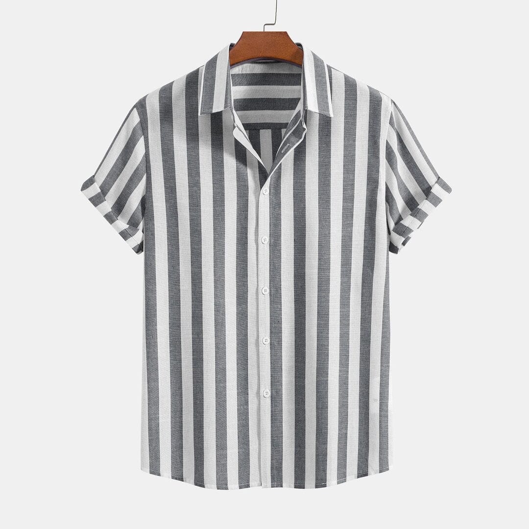 Herren Set Sommerhemd mit Baumwoll-Leinenhose Herren Set Sommerhemd mit Baumwoll-Leinenhose Eldenmark 