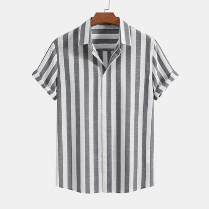 Herren Set Sommerhemd mit Baumwoll-Leinenhose Herren Set Sommerhemd mit Baumwoll-Leinenhose Eldenmark 