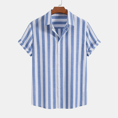 Herren Set Sommerhemd mit Baumwoll-Leinenhose Herren Set Sommerhemd mit Baumwoll-Leinenhose Eldenmark 