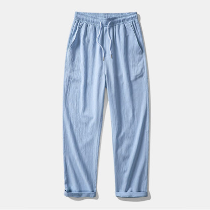 Herren Set Streifenhemd mit gerader Stoffhose Herren Set Streifenhemd mit gerader Stoffhose Eldenmark 