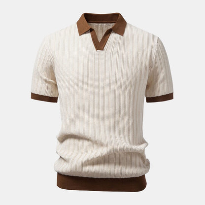 Herren Set Strickpolo mit Anzughose Slim Fit Herren Set Strickpolo mit Anzughose Slim Fit Eldenmark 
