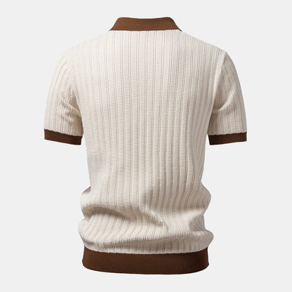Herren Set Strickpolo mit Anzughose Slim Fit Herren Set Strickpolo mit Anzughose Slim Fit Eldenmark 