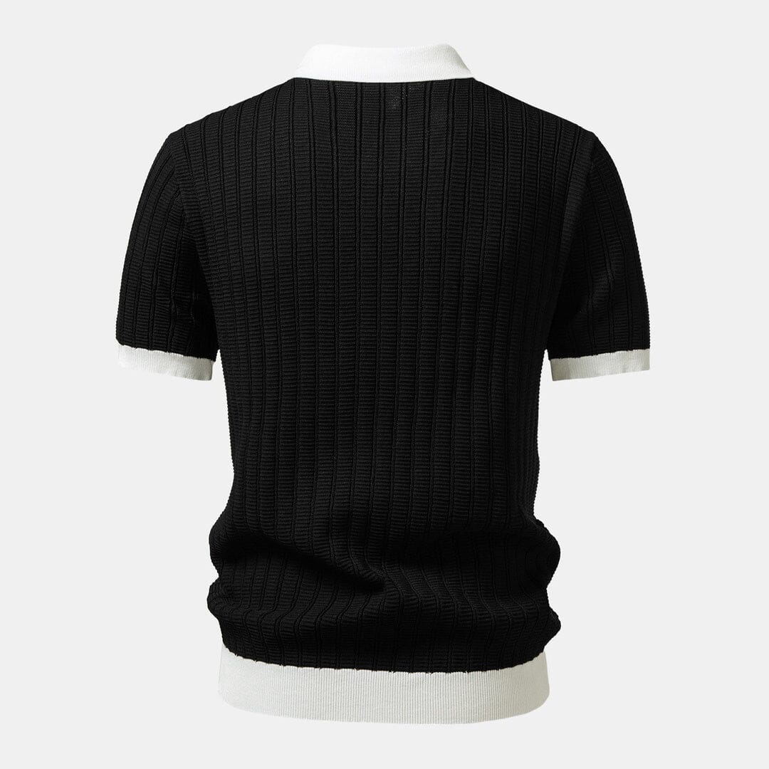 Herren Set Strickpolo mit Anzughose Slim Fit Herren Set Strickpolo mit Anzughose Slim Fit Eldenmark 