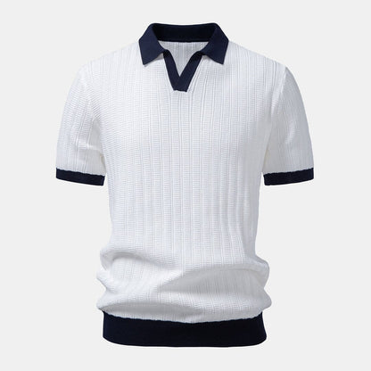 Herren Set Strickpolo mit Anzughose Slim Fit Herren Set Strickpolo mit Anzughose Slim Fit Eldenmark 
