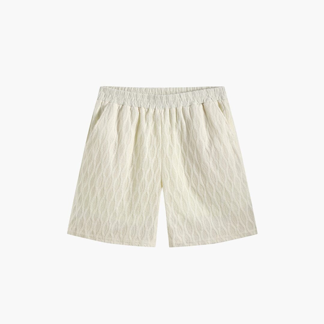 Herren Set Strukturhemd Creme mit Shorts Herren Set Strukturhemd Creme mit Shorts Eldenmark 