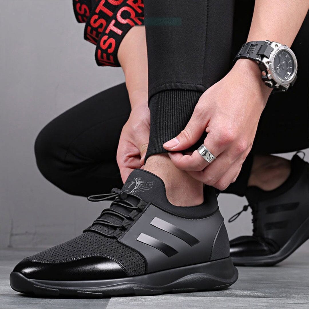 Herren Sneaker Allwetter Schwarz ohne Schnürsenkel Herren Sneaker Allwetter Schwarz ohne Schnürsenkel Eldenmark 