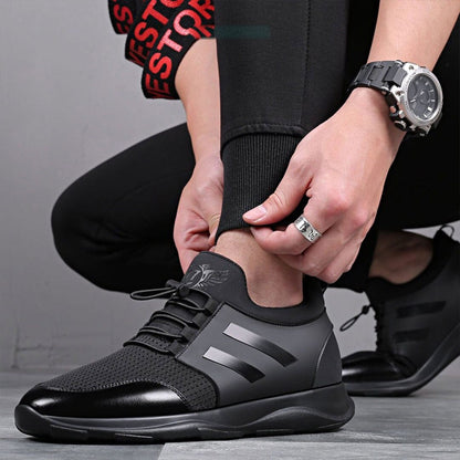 Herren Sneaker Allwetter Schwarz ohne Schnürsenkel Herren Sneaker Allwetter Schwarz ohne Schnürsenkel Eldenmark 