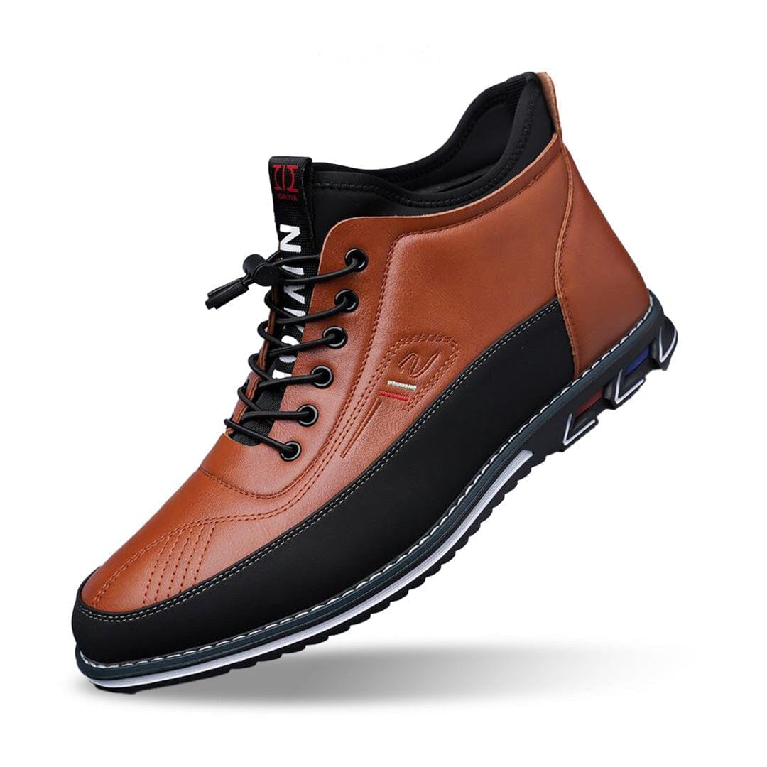 Herren Stiefeletten Schnürung in Leder-Optik Herren Stiefeletten Schnürung in Leder-Optik Eldenmark 
