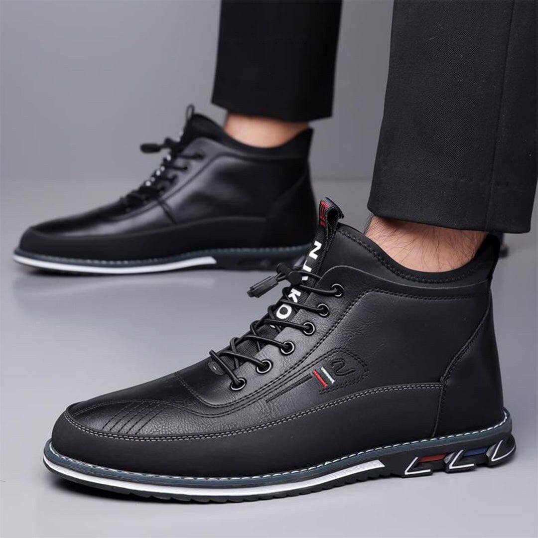 Herren Stiefeletten Schnürung in Leder-Optik Herren Stiefeletten Schnürung in Leder-Optik Eldenmark 