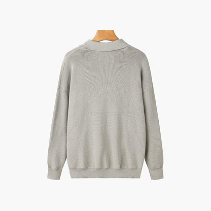 Herren Strickpullover Rippstrick mit Polokragen Herren Strickpullover Rippstrick mit Polokragen Eldenmark 