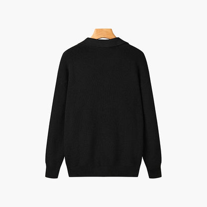 Herren Strickpullover Rippstrick mit Polokragen Herren Strickpullover Rippstrick mit Polokragen Eldenmark 