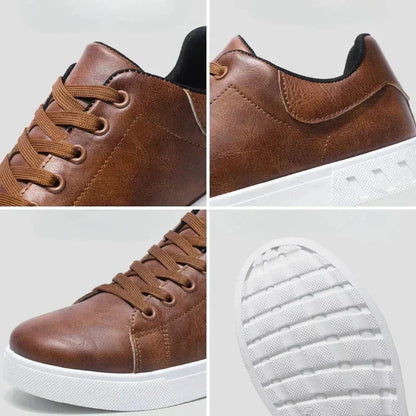 Klassische Ledersneaker Schuhe Eldenmark 