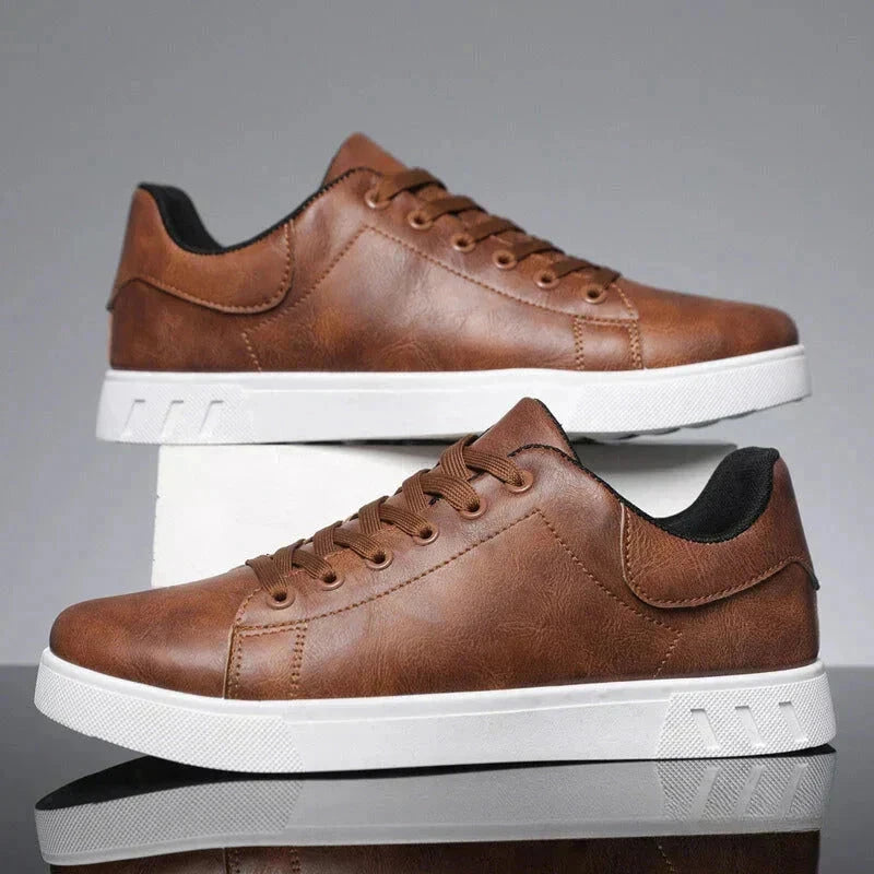 Klassische Ledersneaker Schuhe Eldenmark 