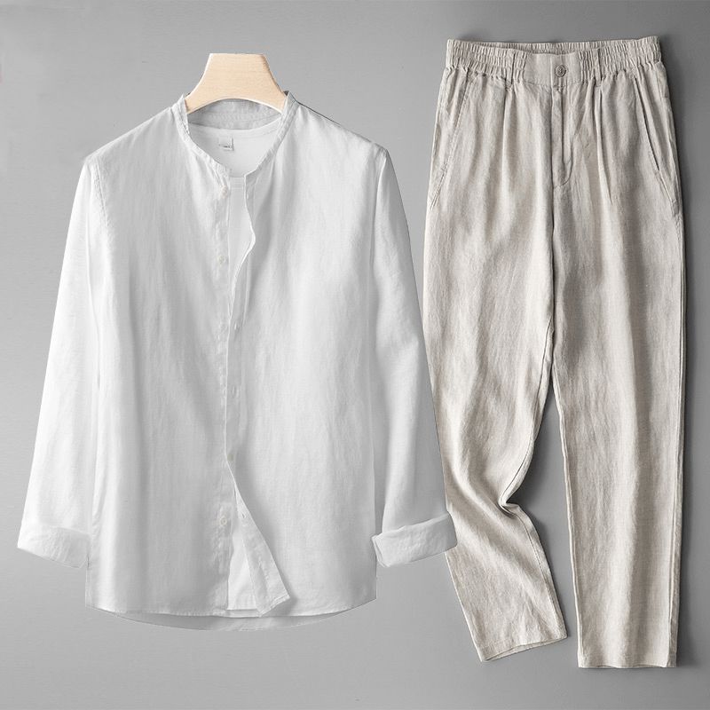 Klassisches Leinen-Set Set Eldenmark Blanc M 