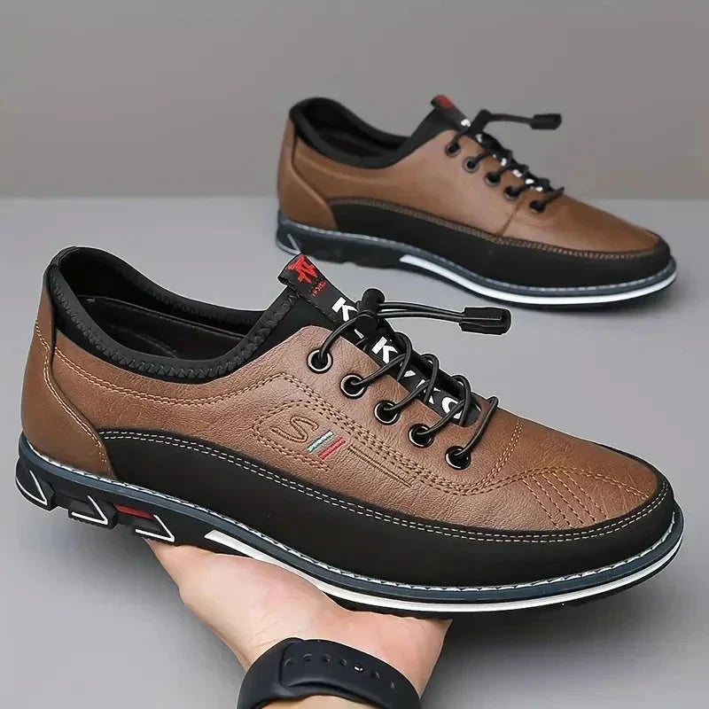Lässige Lederschuhe Schuhe Eldenmark 