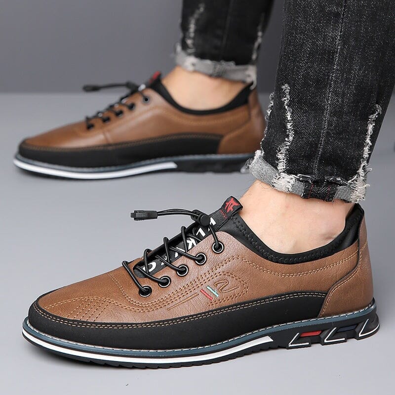 Lässige Lederschuhe Schuhe Eldenmark 