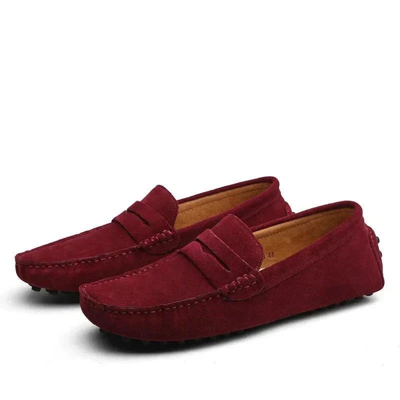 Lässige Wildleder-Loafer Schuhe Eldenmark Rouge 40 