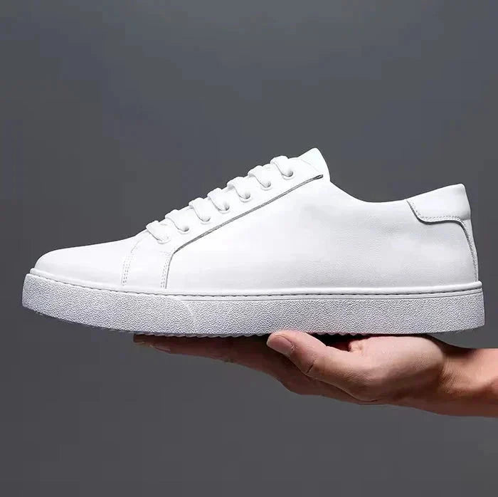 Lederschuhe Saint-Tropez Schuhe Eldenmark Blanc 45 