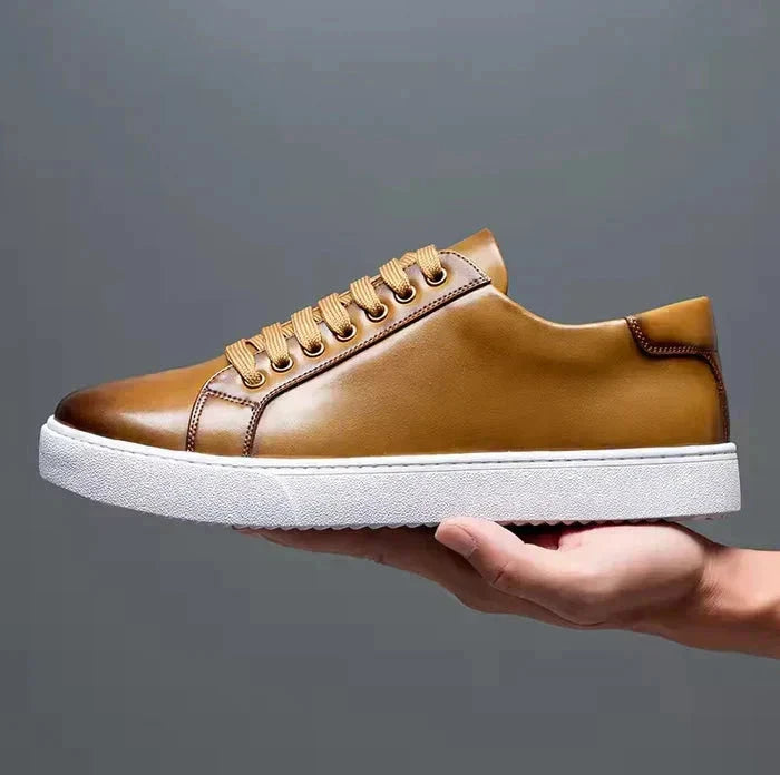 Lederschuhe Saint-Tropez Schuhe Eldenmark Kaki 39 