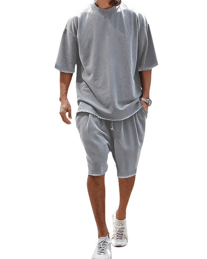 Leichtes Sommer-Outfit Set Eldenmark Gris clair M 