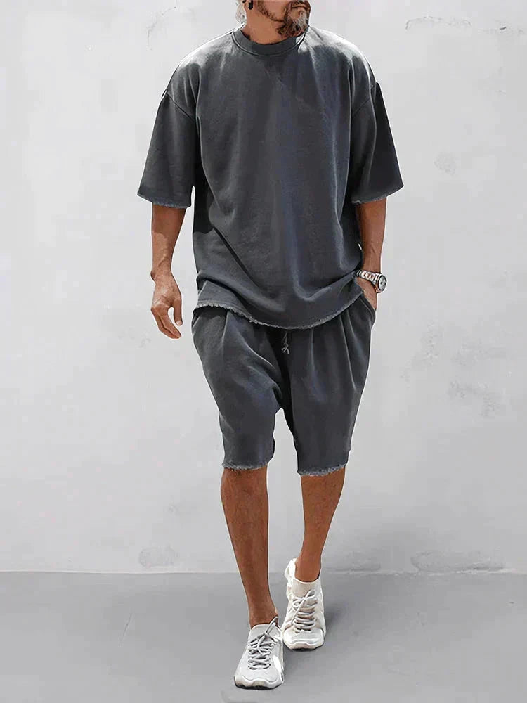 Leichtes Sommer-Outfit Set Eldenmark Gris M 