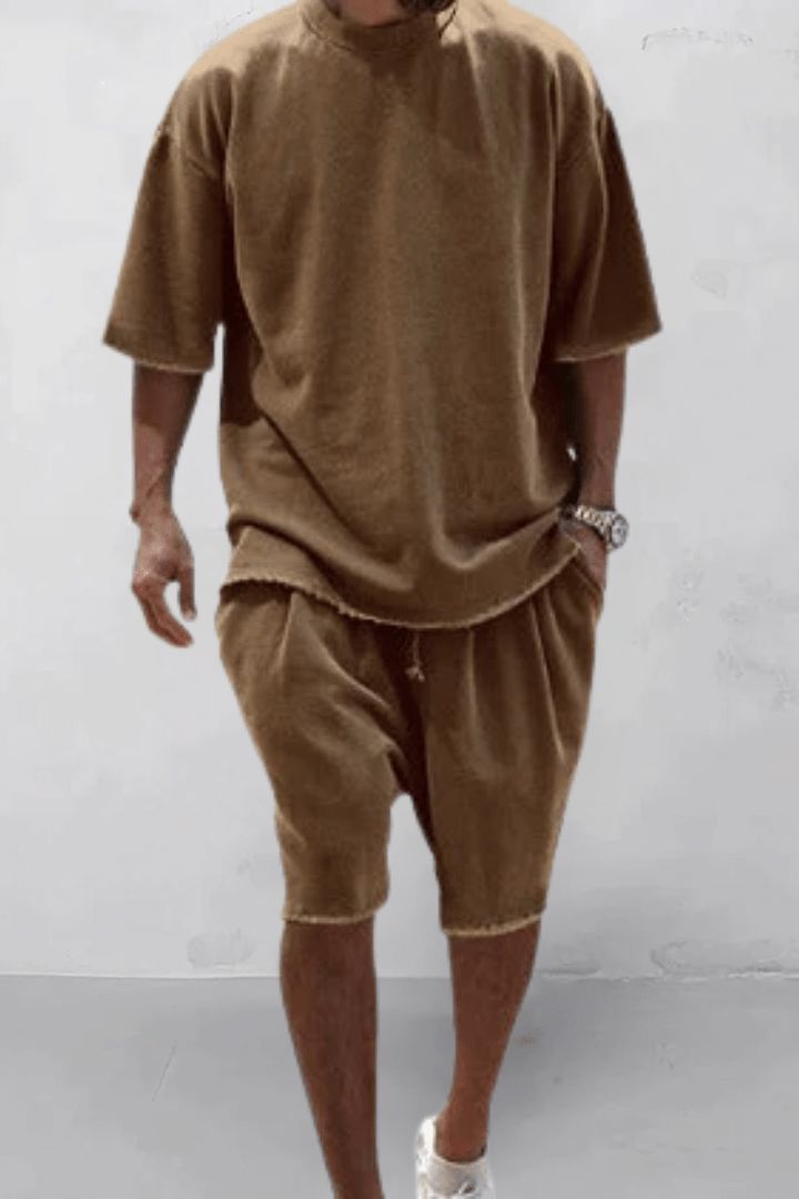 Leichtes Sommer-Outfit Set Eldenmark Marron M 