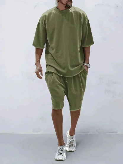 Leichtes Sommer-Outfit Set Eldenmark Vert militaire M 