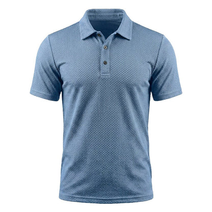 Premium-Poloshirt mit Stretch-Komfort Poloshirt Eldenmark Bleu Côtier S 