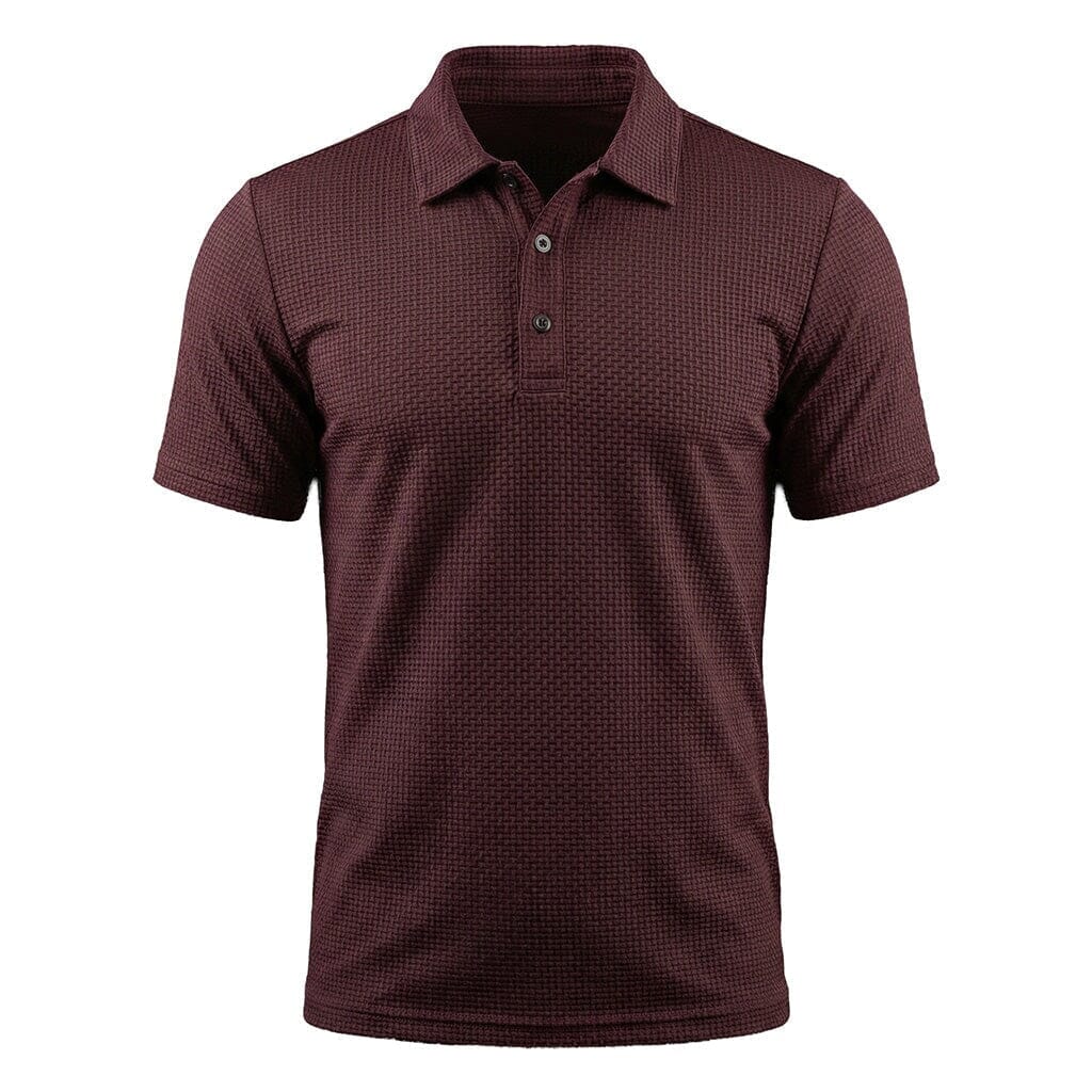 Premium-Poloshirt mit Stretch-Komfort Poloshirt Eldenmark Rouge Merlot S 