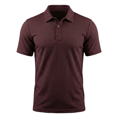 Premium-Poloshirt mit Stretch-Komfort Poloshirt Eldenmark Rouge Merlot S 