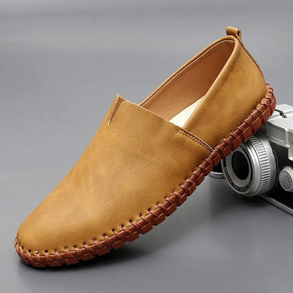 Leder-Loafer Santorin