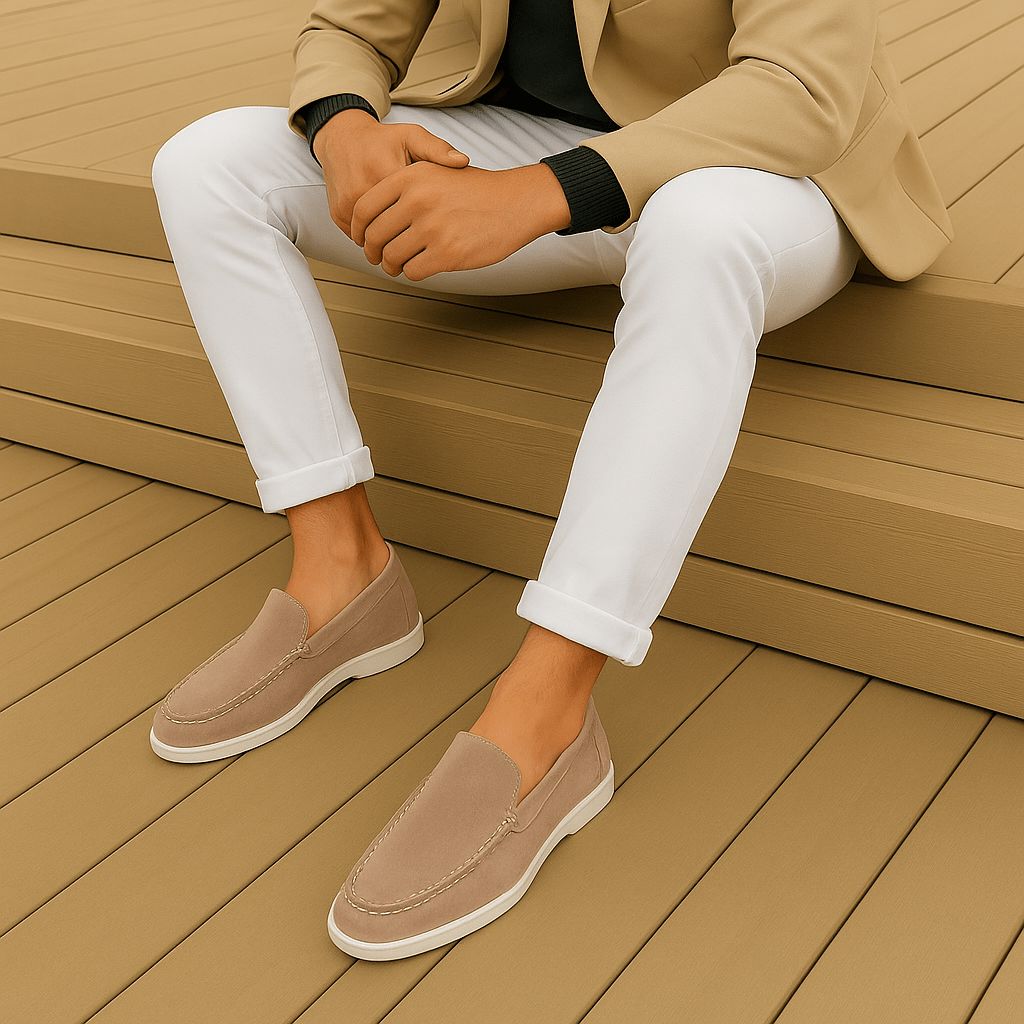 Schicke Wildleder-Loafer Schuhe Eldenmark 