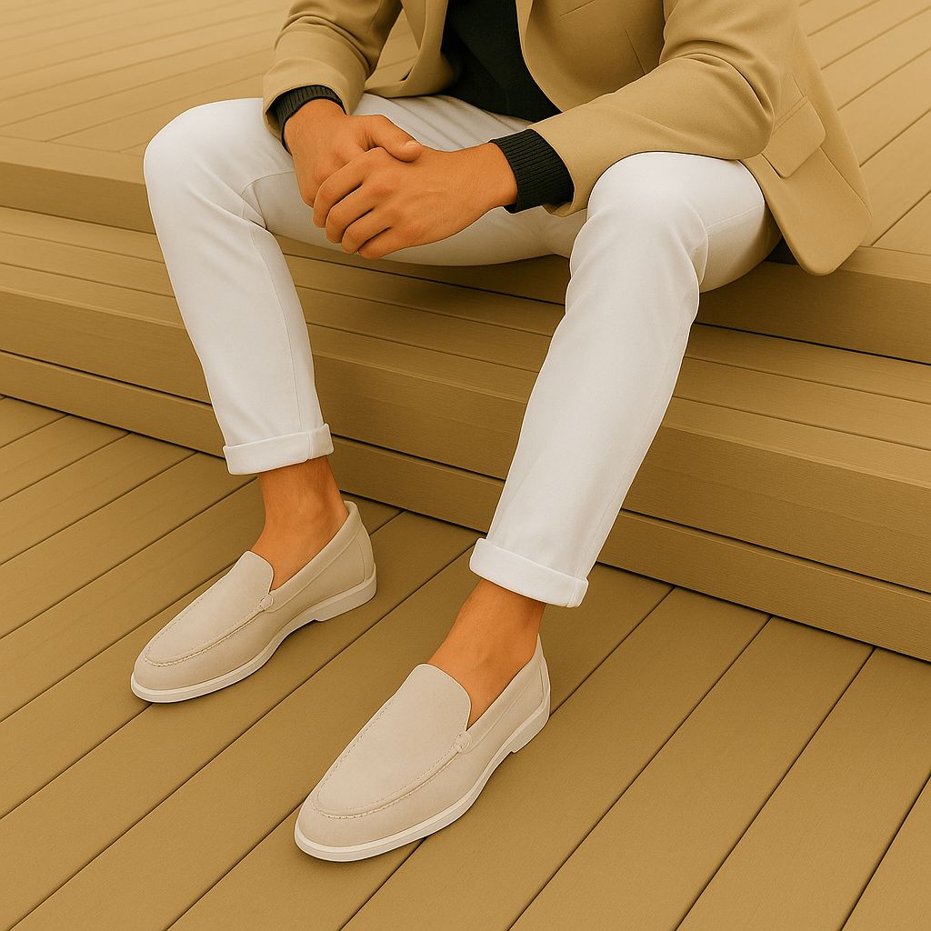 Schicke Wildleder-Loafer Schuhe Eldenmark 