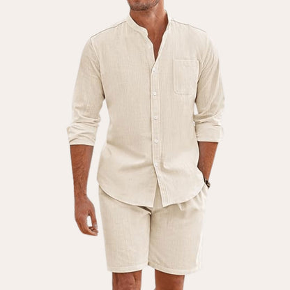 Sommer-Set aus Leinen Set Eldenmark Beige S 