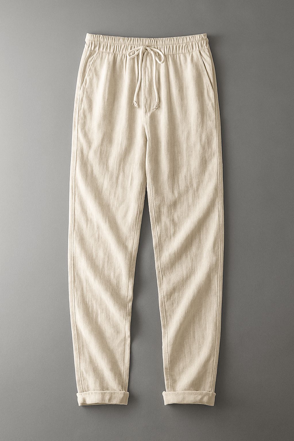 Stilvolle Leinenhose Hose Eldenmark Beige S 