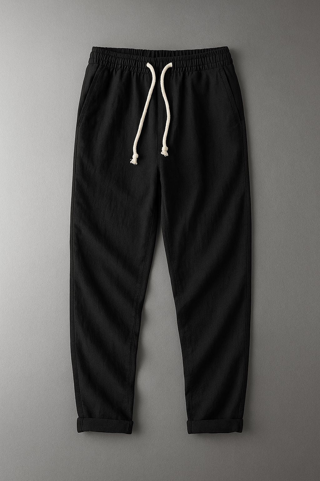 Stilvolle Leinenhose Hose Eldenmark Noir S 