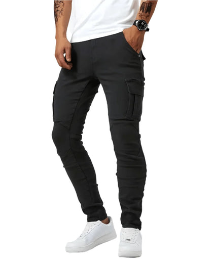 Stretch-Cargohose Hose Eldenmark Noir XS 