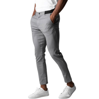 Stretch-Chino Hose Eldenmark Gris XS 