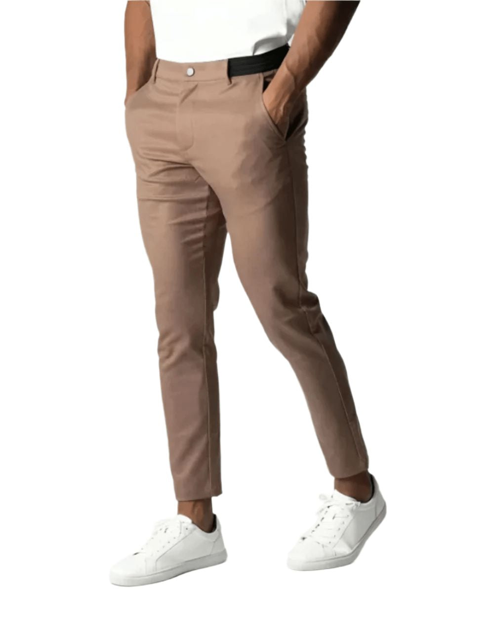 Stretch-Chino Hose Eldenmark Marron XS 