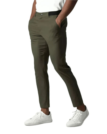 Stretch-Chino Hose Eldenmark Vert XS 