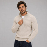 TAEBAEK Strickpullover mit Reißverschluss Strickpullover Eldenmark 