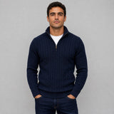TAEBAEK Strickpullover mit Reißverschluss Strickpullover Eldenmark 