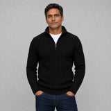 TAEBAEK Strickpullover mit Reißverschluss Strickpullover Eldenmark 