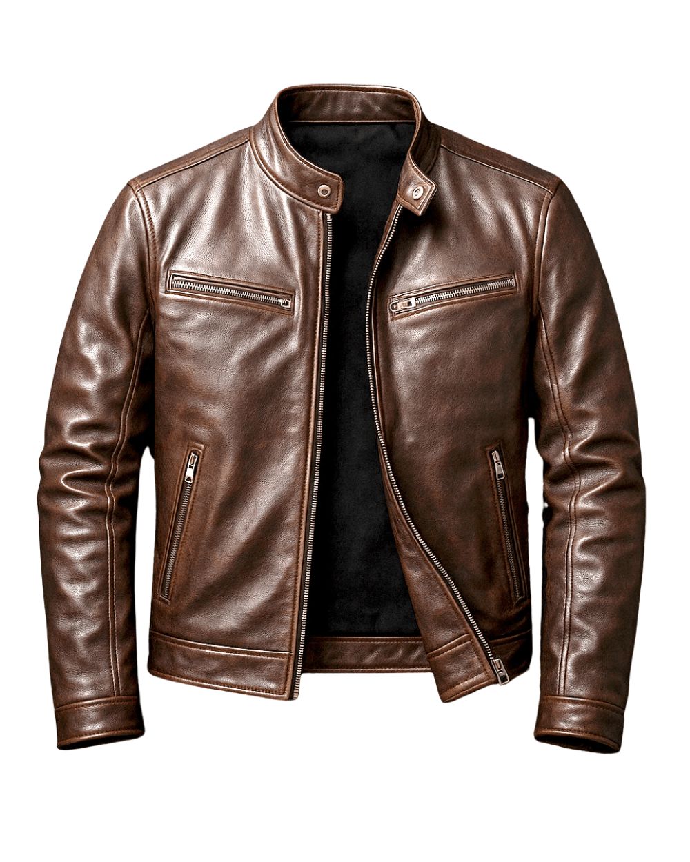 Vintage-Lederjacke Jacke Eldenmark 