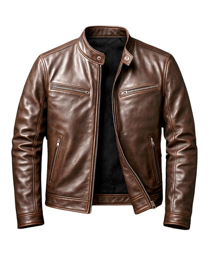 Vintage-Lederjacke Jacke Eldenmark 